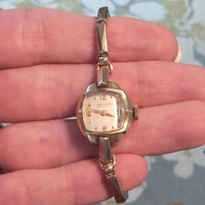 Gruen Precision Women's Vintage manual watch with Drema brand bracelet